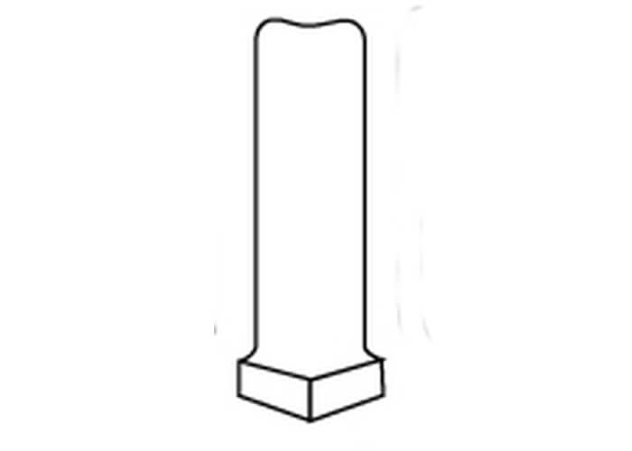 SPIGOLO ZOCCOLO RACCORDO S4 2,5X10 CM